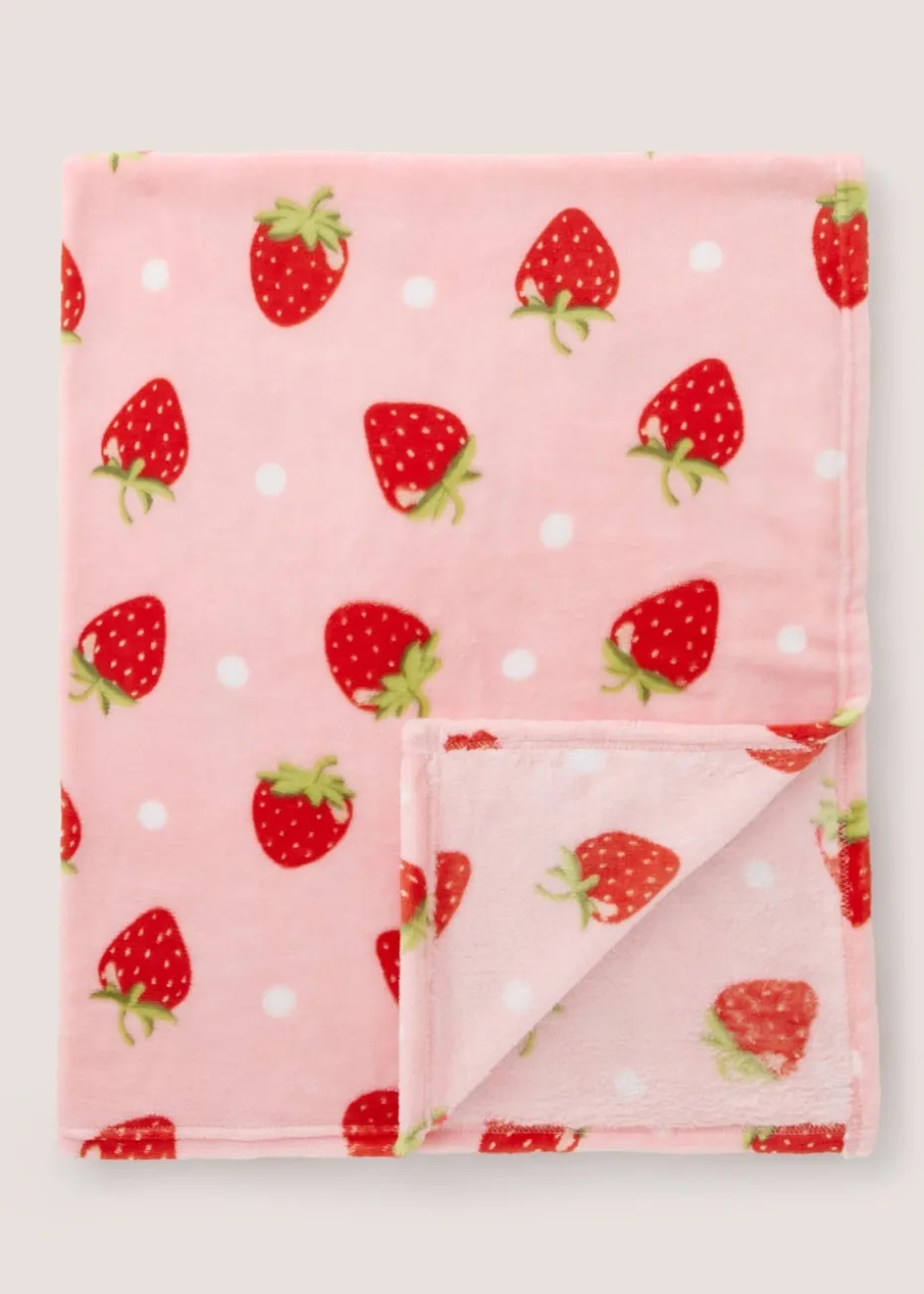 IT Luggage Red Softshell Strawberry Suitcase