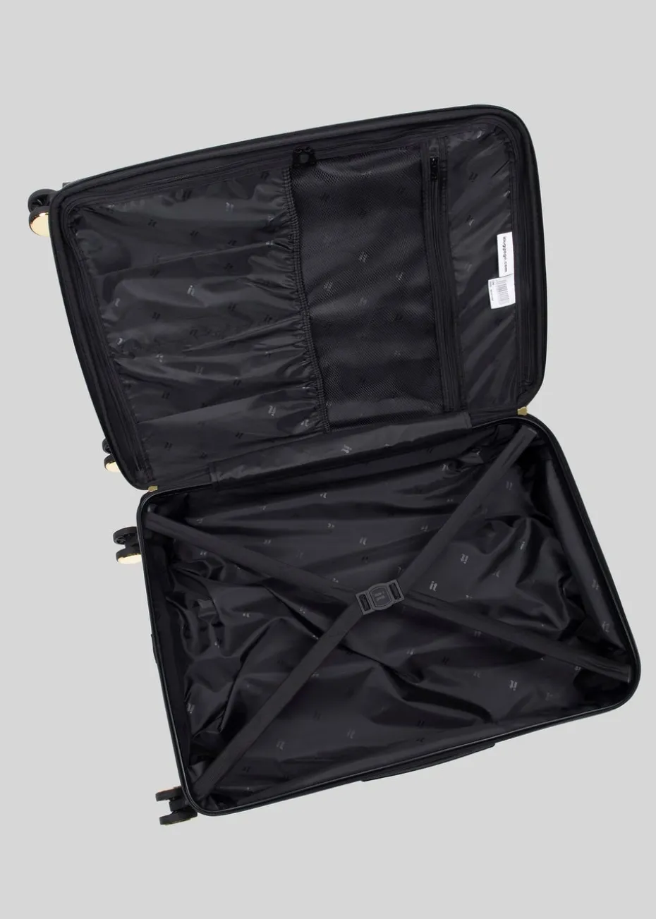 IT Luggage Sheen Zebra Hardshell Suitcase