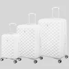 IT Luggage White Hardshell Suitcase
