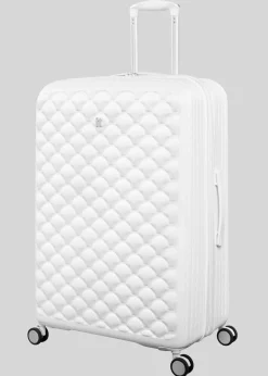 IT Luggage White Hardshell Suitcase