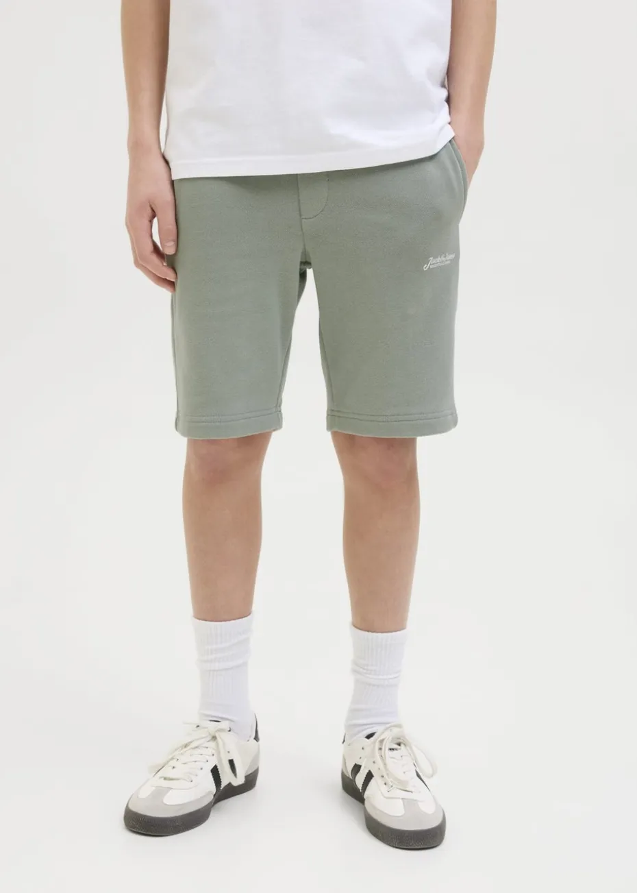 Jack & Jones Green Jogger Shorts (8-16yrs)