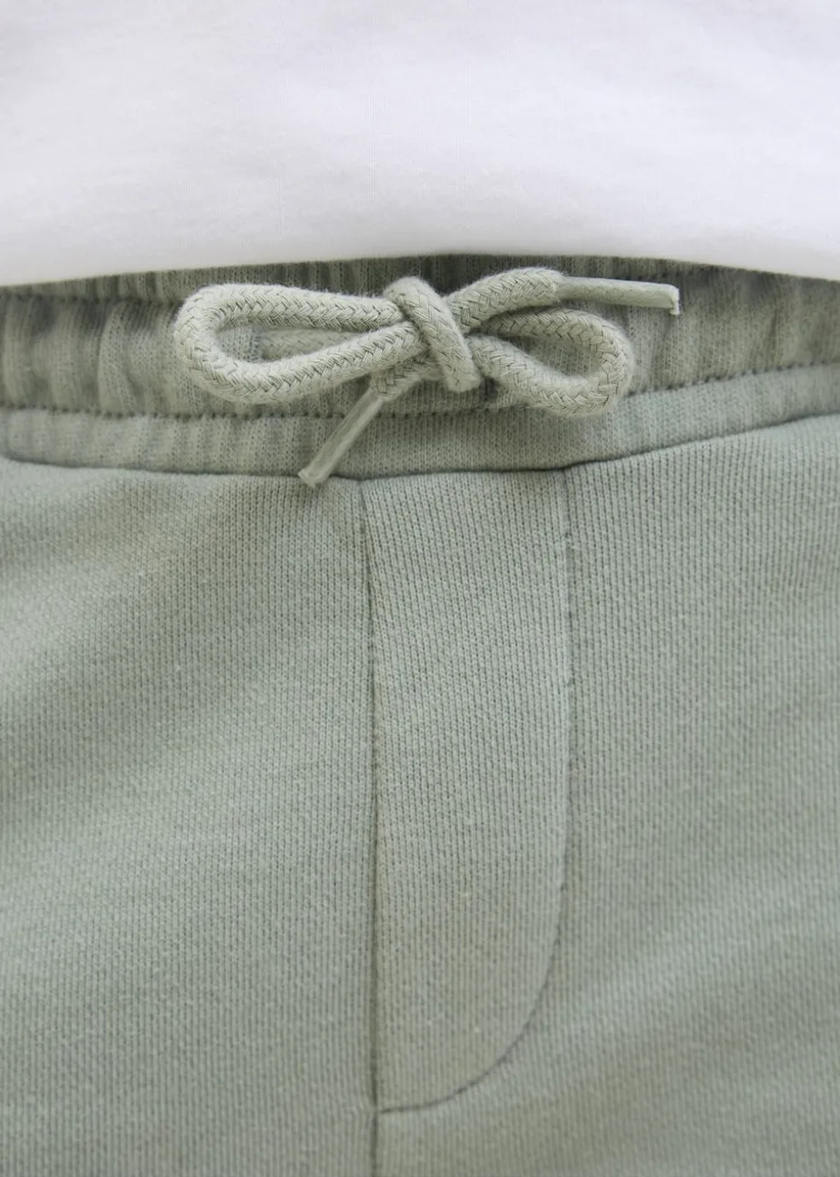 Jack & Jones Green Jogger Shorts (8-16yrs)