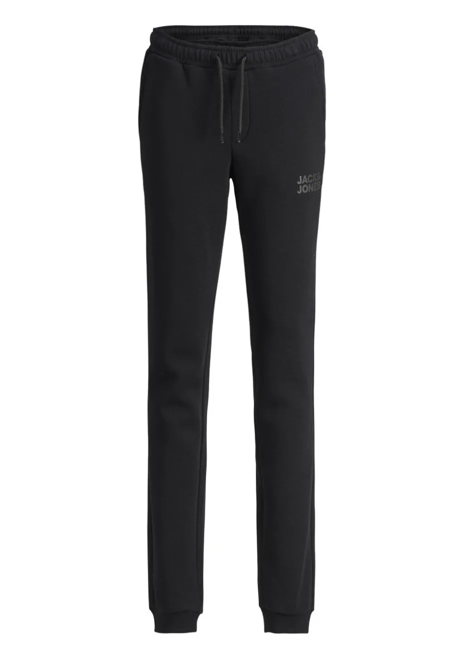 Jack & Jones Junior Black Logo Sweatpants (6-16yrs)