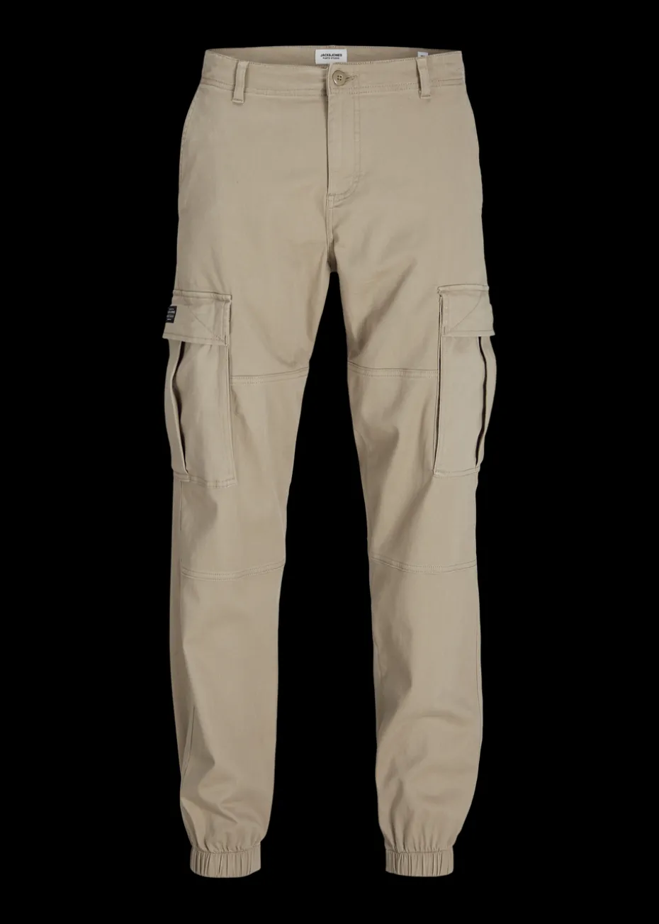 Jack & Jones Kids Beige Cuffed Cargo Trousers (8-16yrs)