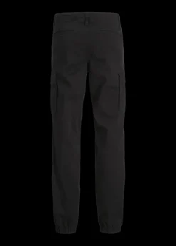 Jack & Jones Kids Black Cuffed Cargo Trousers (8-16yrs)