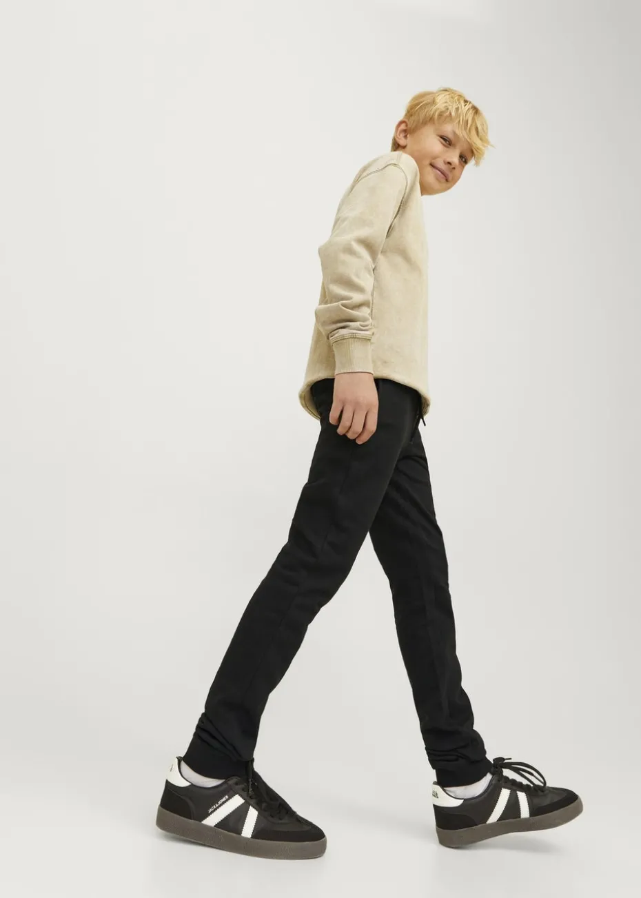 Jack & Jones Kids Black Jogging Bottoms (8-16yrs)