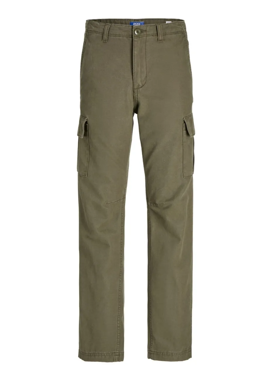 Jack & Jones Kids Khaki Cargo Trousers (8-16yrs)