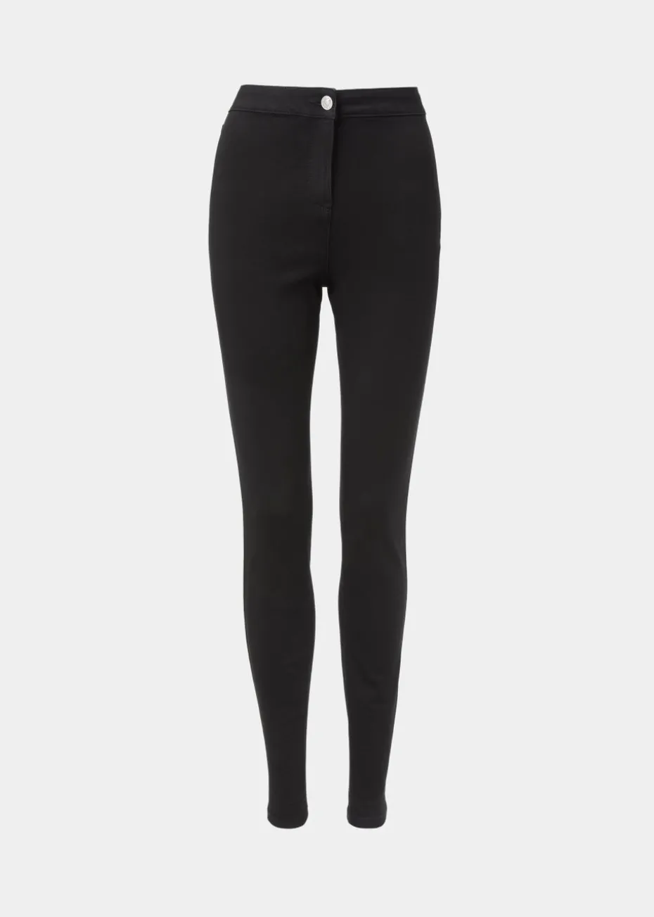 Jessie Black High Waisted Skinny Jeans (Long Length)