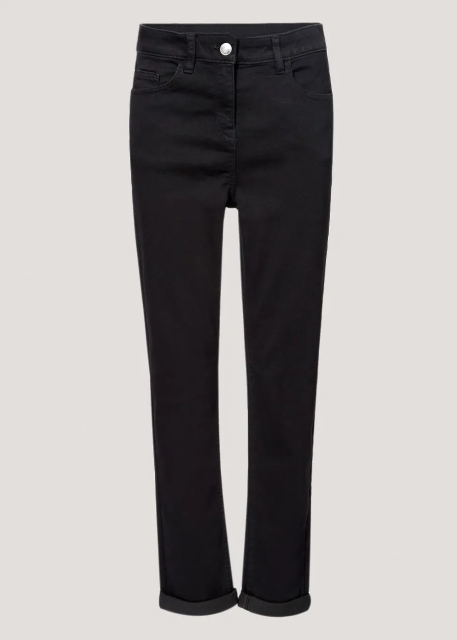 Jolie Black Relaxed Skinny Jeans
