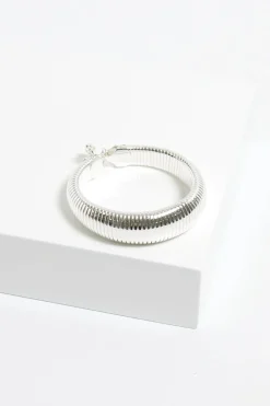 Jon Richard Silver Plated Omega Cuff Bracelet