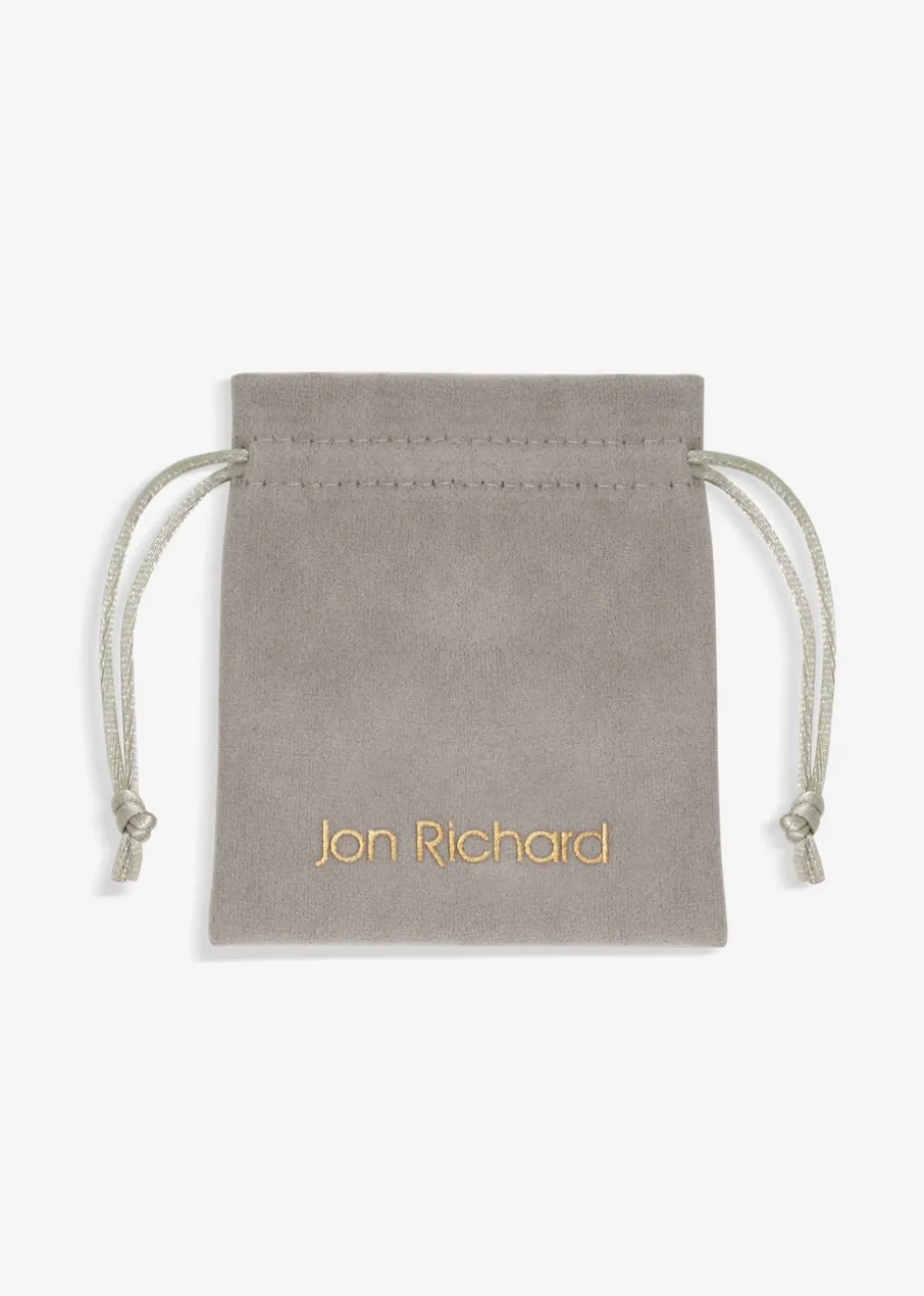 Jon Richard Silver Plated Crystal Halo Necklace