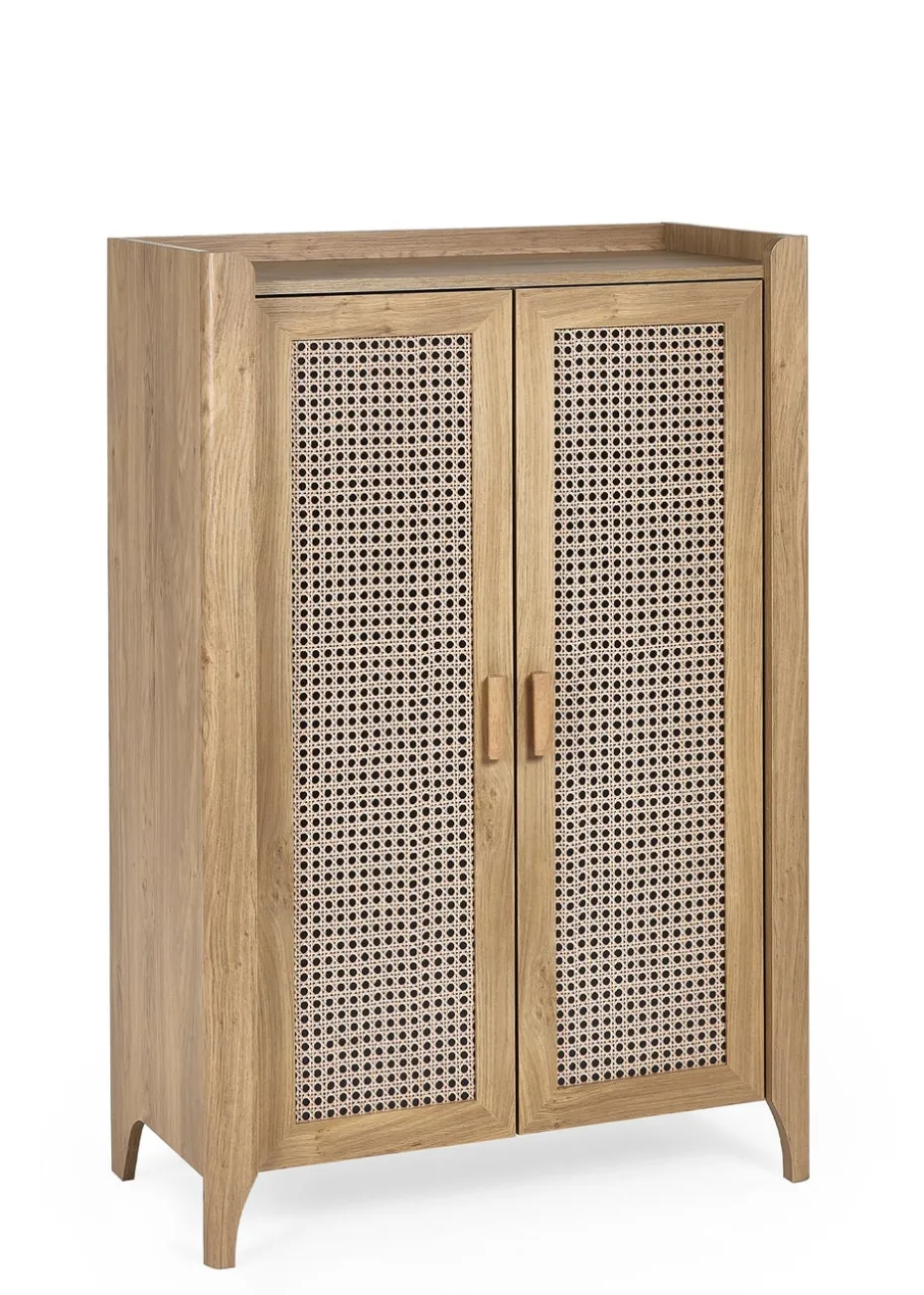 Julian Bowen Brown Sydney Shoe Cupboard