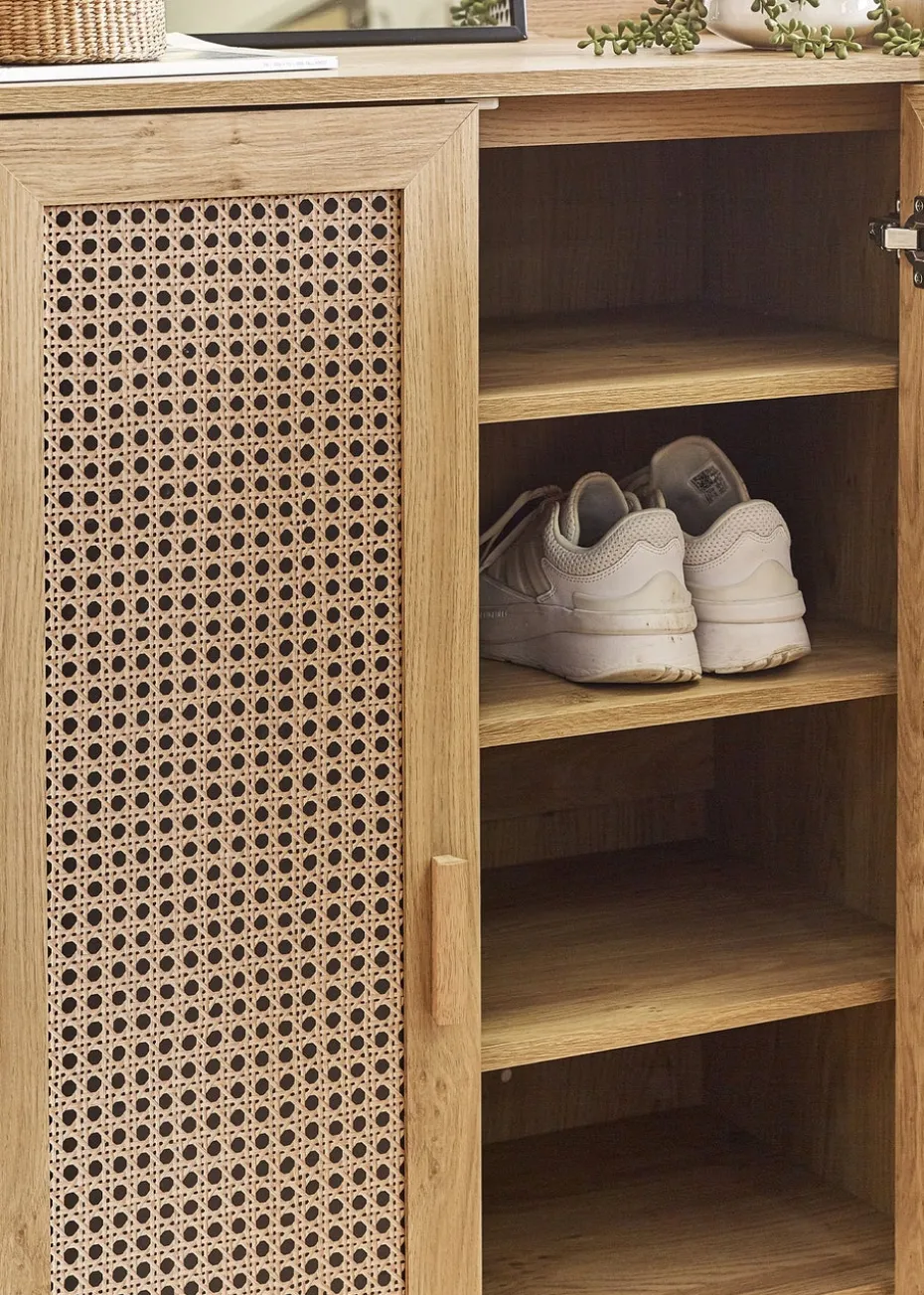 Julian Bowen Brown Sydney Shoe Cupboard