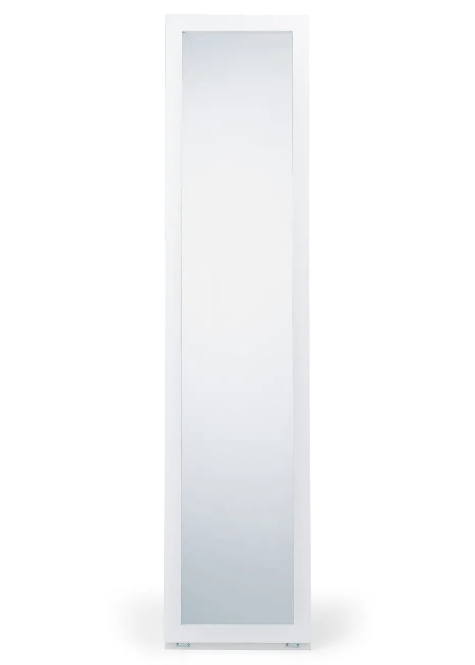 Julian Bowen Fresco White Storage Mirror (155 x 36 x 36cm)