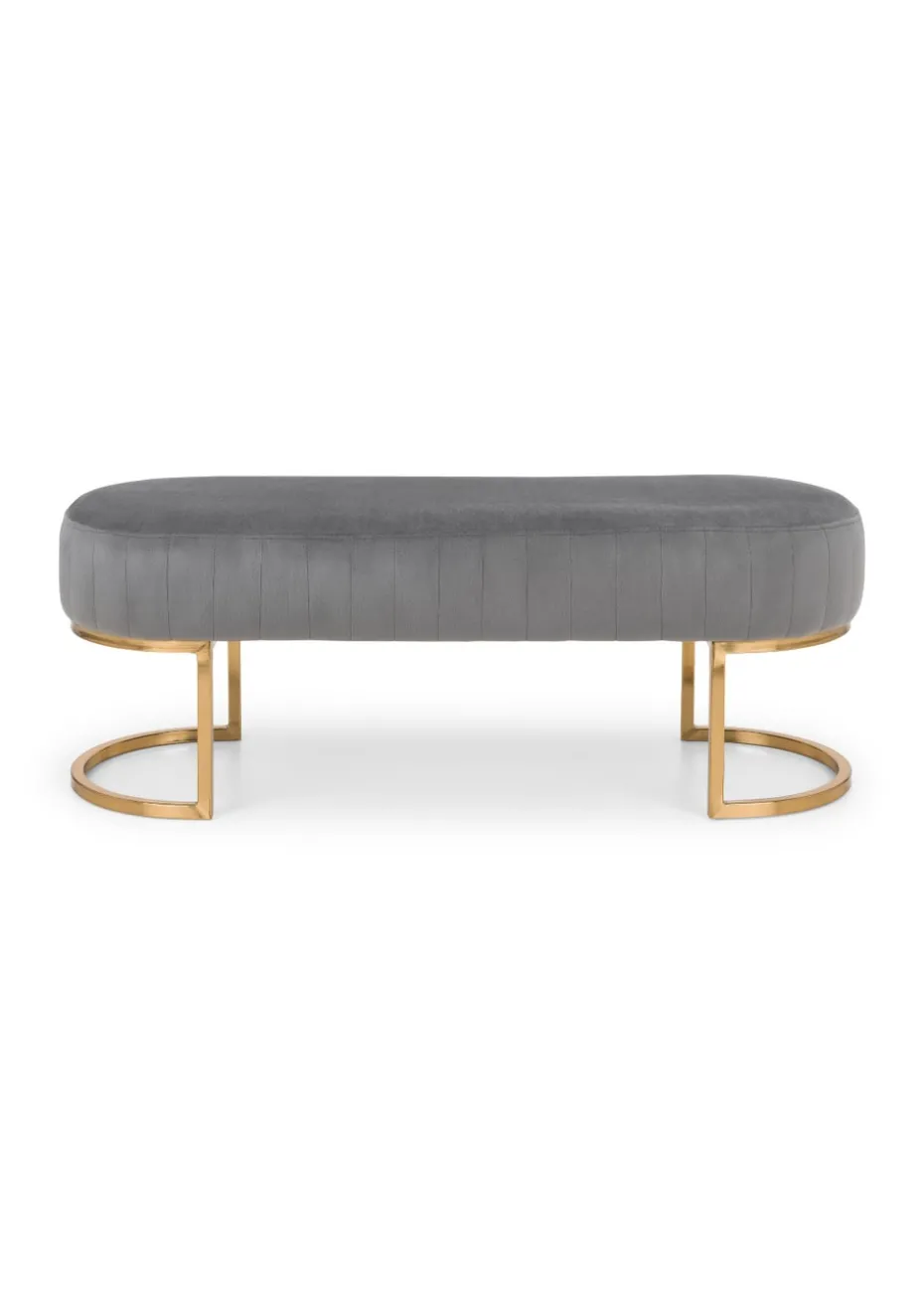 Julian Bowen Harrogate Velvet Bench (42 x 117.5 x 42.5 cm)