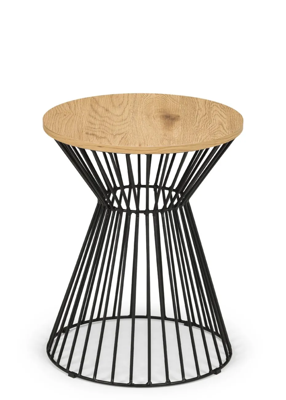 Julian Bowen Jersey Round Wire Lamp Table (50 x 40 x 40 cm)