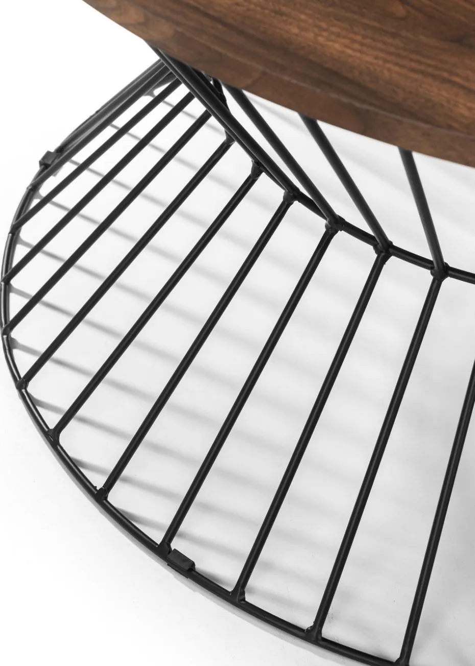 Julian Bowen Jersey Round Wire Coffee Table (40 x 80 x 80 cm)