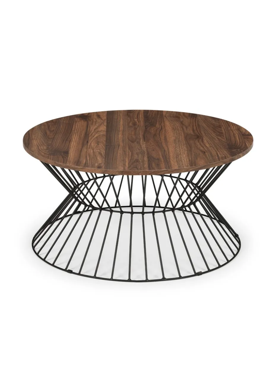 Julian Bowen Jersey Round Wire Coffee Table (40 x 80 x 80 cm)