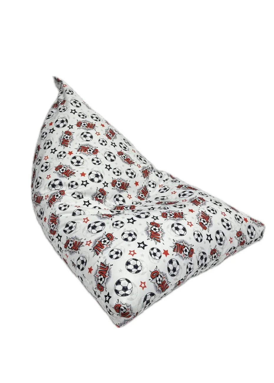 Kaikoo White Goal Print Triangle