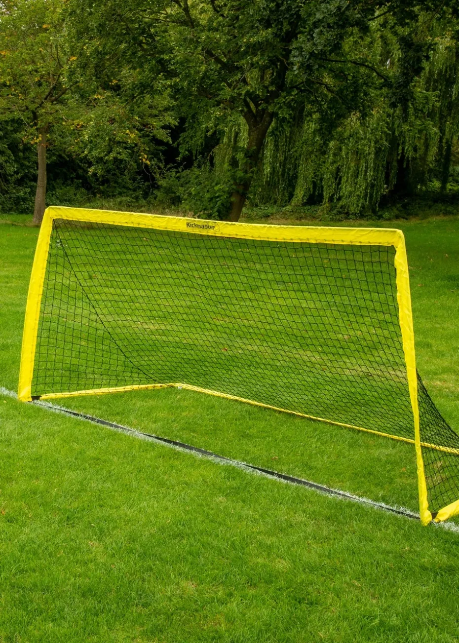Kickmaster Yellow Fibreglass Flexi Goal 6ft (H100cm x W200cm x L100cm)