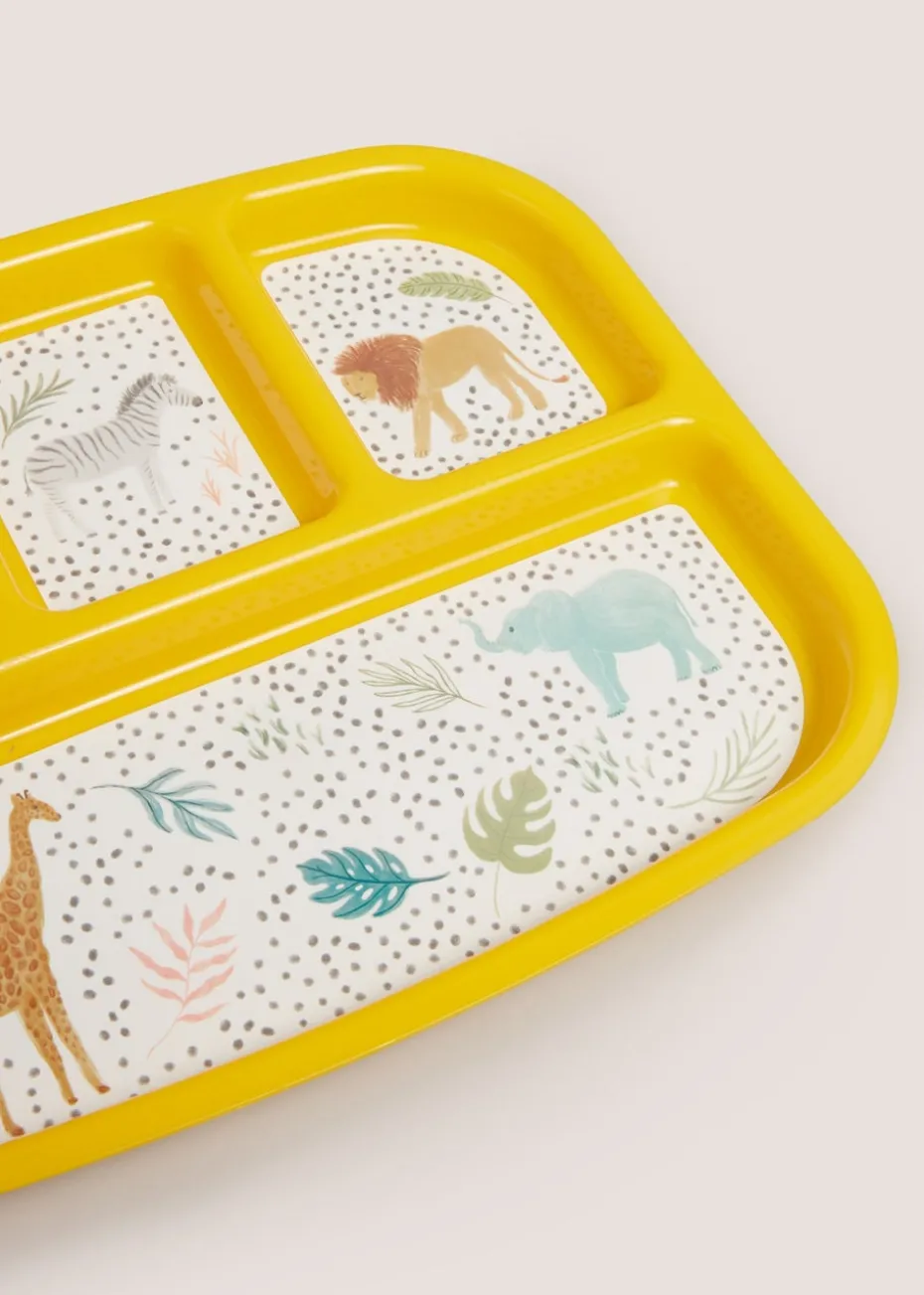Kids 3 Piece Safari Dinner Set
