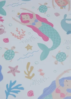 Kids Pink 3 Piece Mermaid Dinner Set