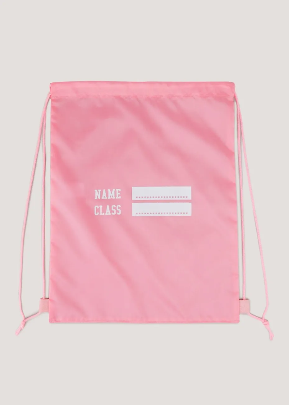 Kids Pink School Pump Bag
