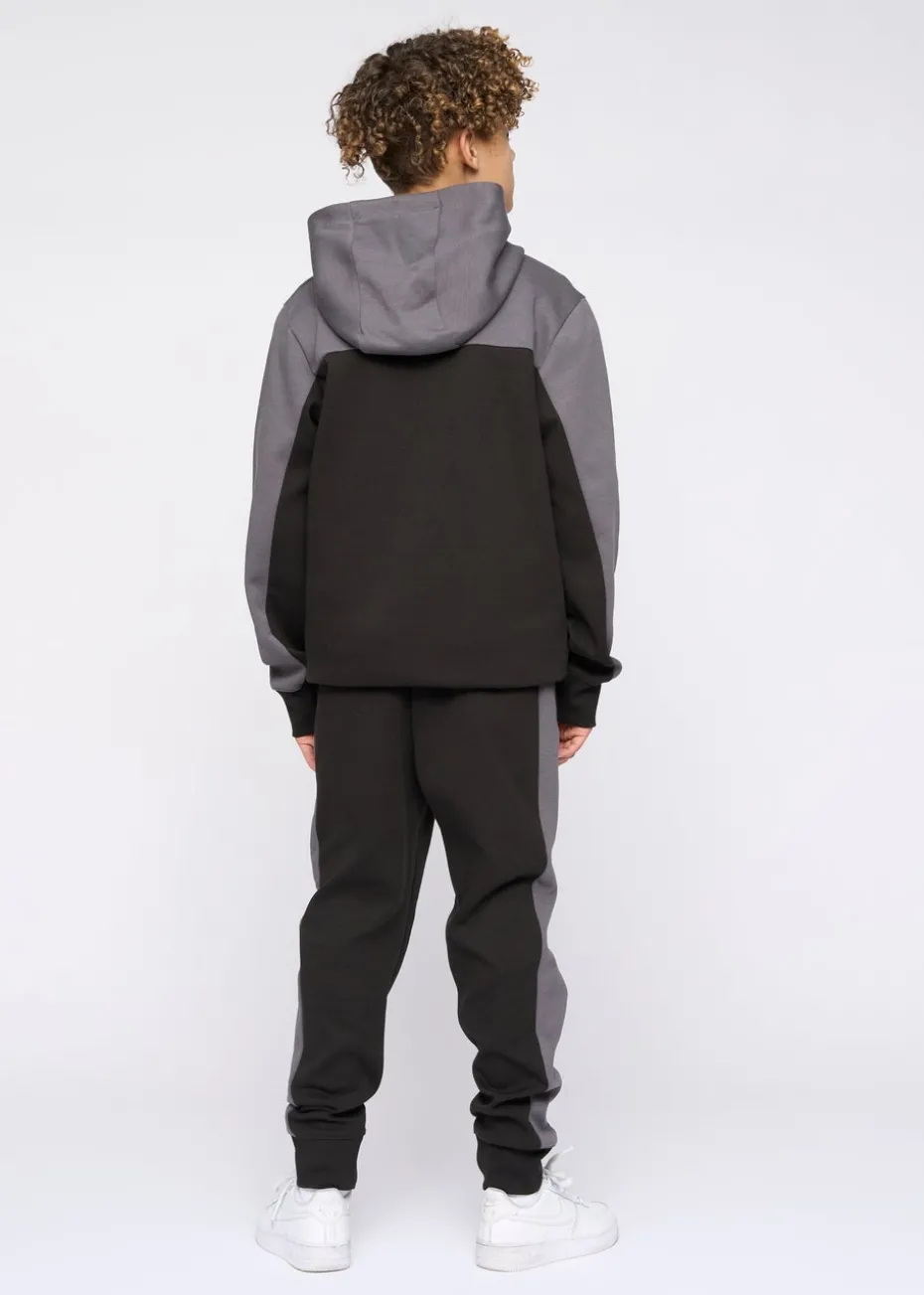 Kings Will Dream Black Techy Tracksuit 7-14 yrs)