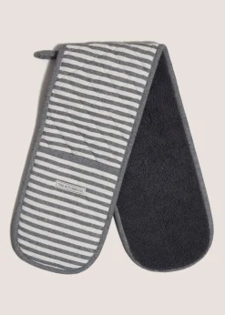 Kitchen Co 3 Pack Grey Textile Tea Towels