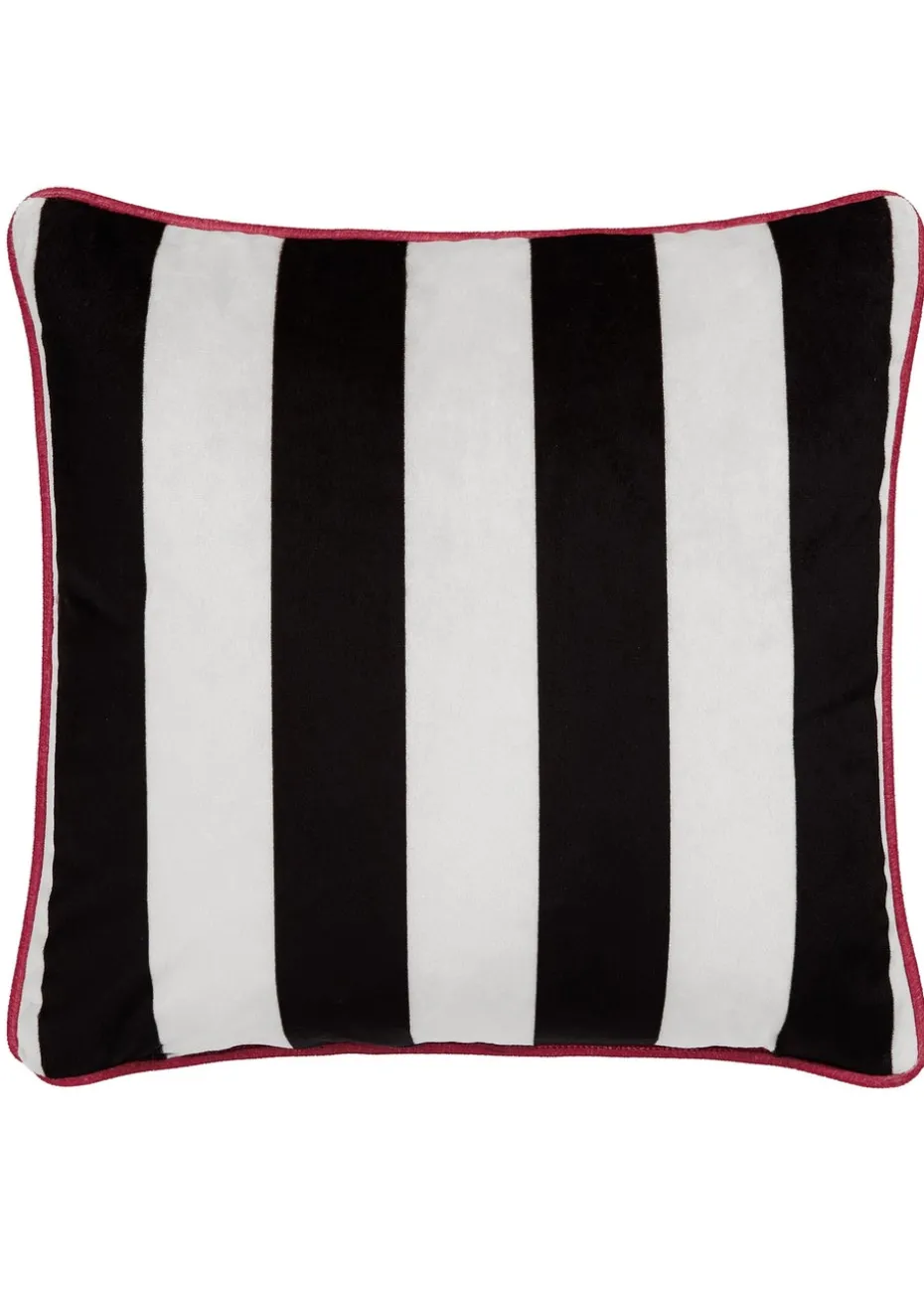 Laurence Llewelyn-Bowen Hiyah Hydrangea Velvet Green Filled Cushion