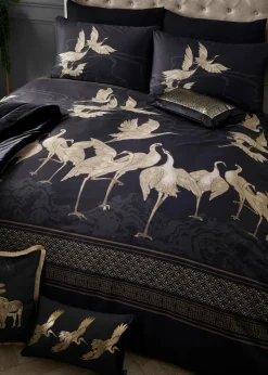 Laurence Llewelyn-Bowen Kireina Black Duvet Cover Set