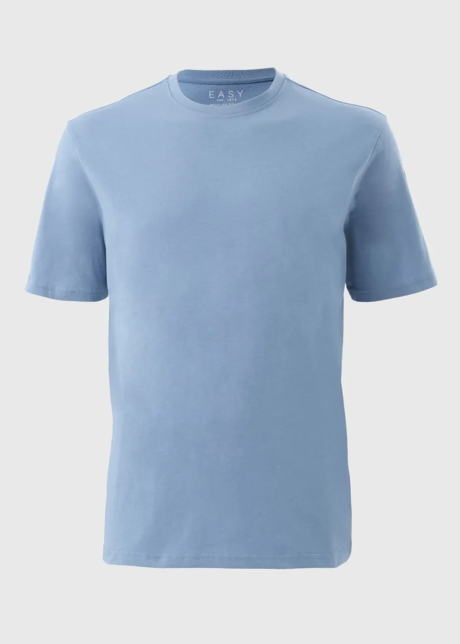 Light Blue Essential Crew Neck T-Shirt