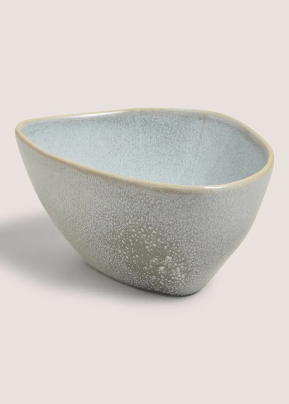 Light Blue Organic Serving Plate