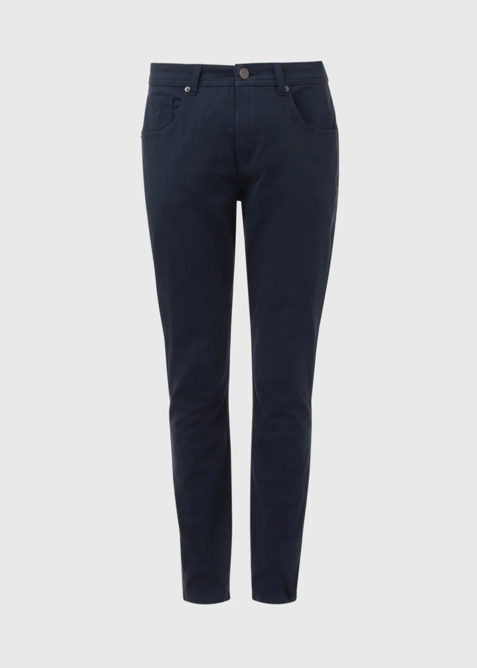 Lincoln Navy 5 Pocket Trousers