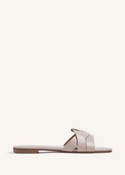Linzi Fletcher Mocha Faux Leather Slider