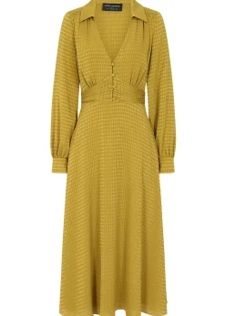 Little Mistress Olive Shirt Midaxi