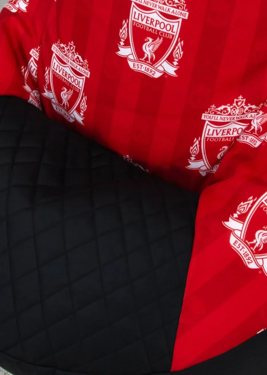 Liverpool High Back Red Lounging Gaming Bean Chair