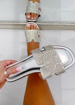 Love Lemonade Silver Crystal Lush Halo Sliders