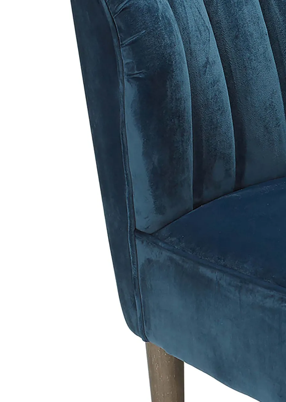 LPD Furniture Bella 2 Seater Sofa Blue