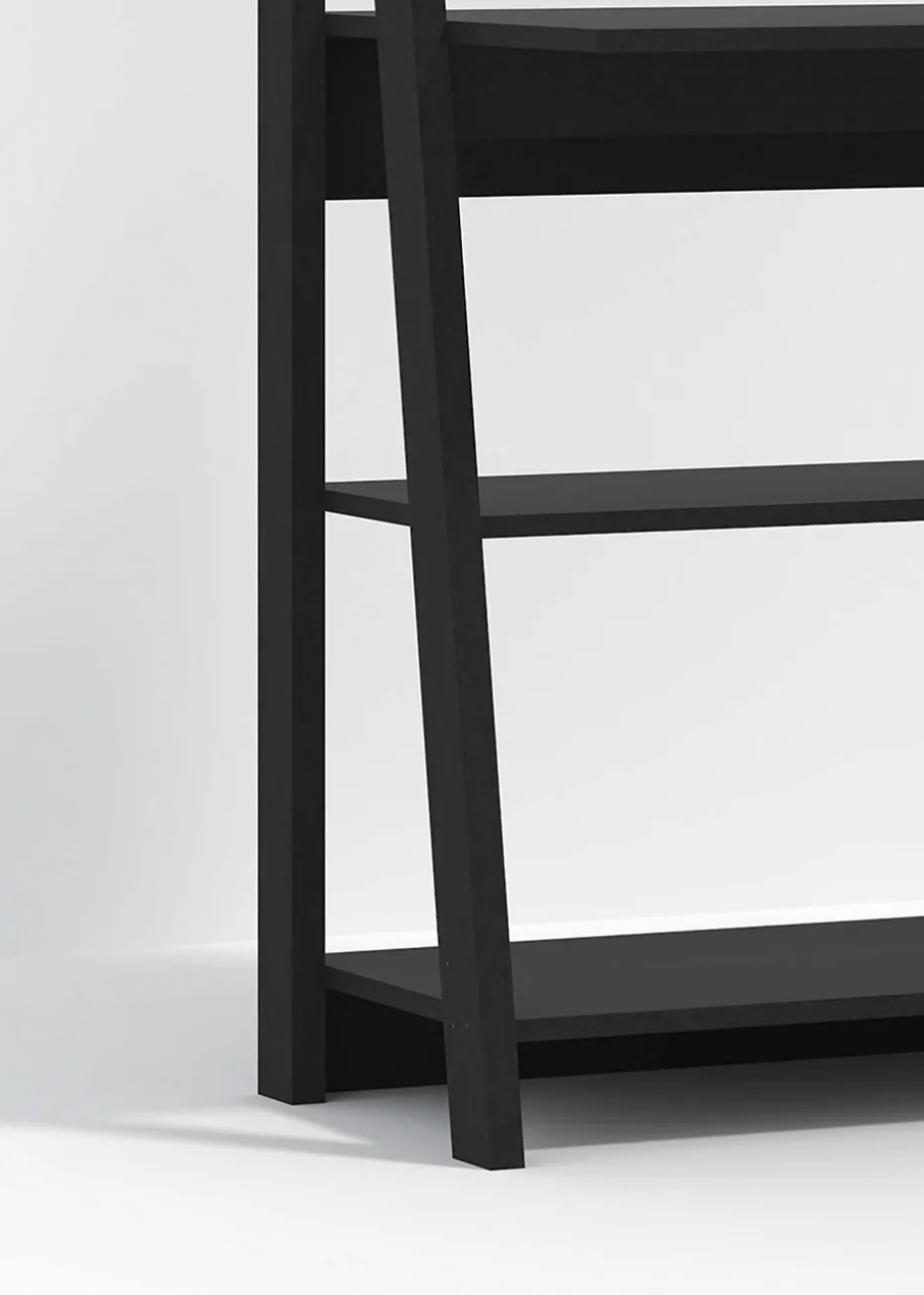 LPD Furniture Tiva Ladder Desk Black (1754x500x840mm)