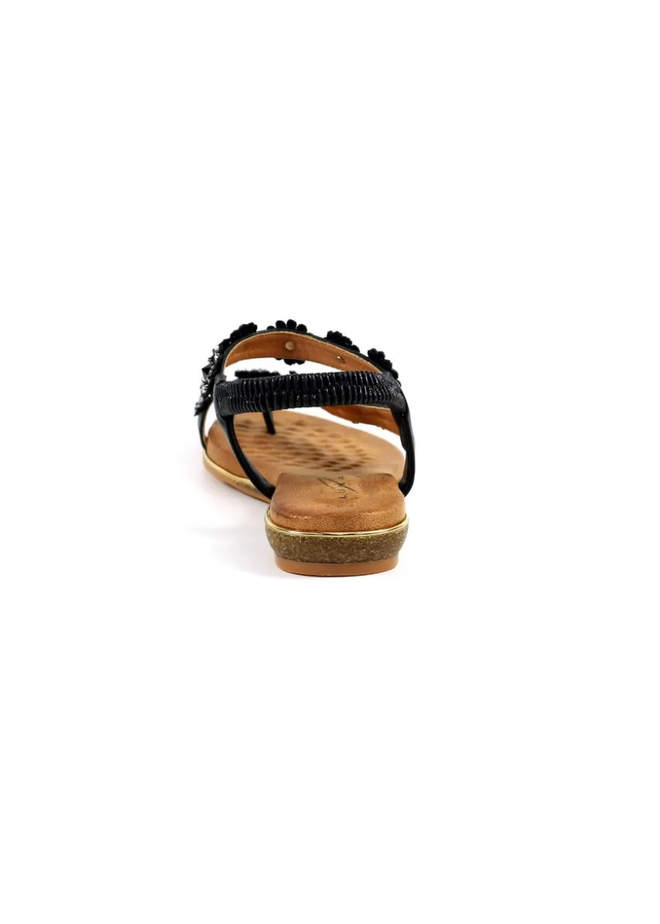 Lunar Black Charlotte II Sandal