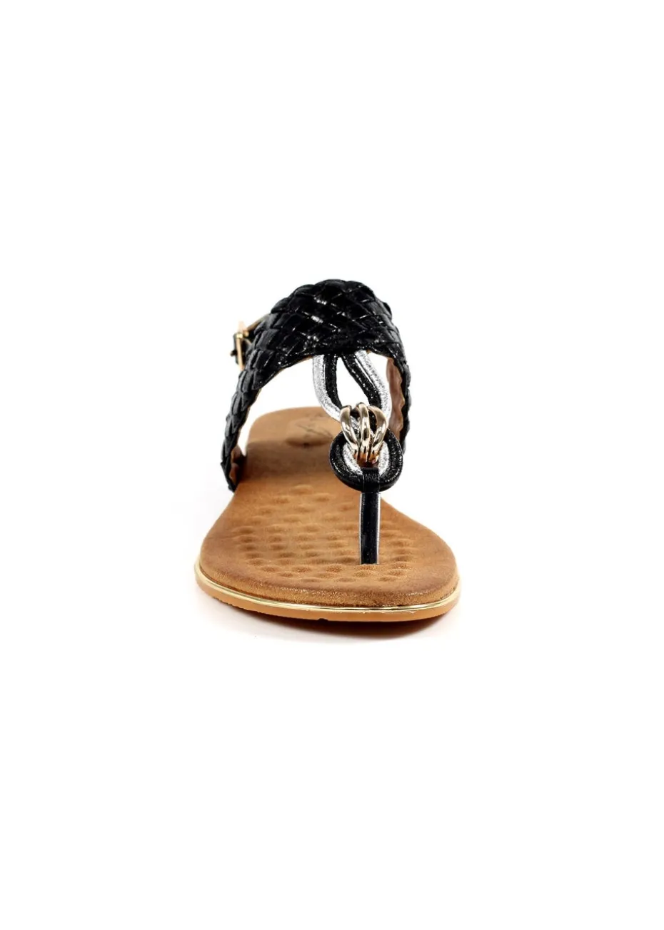Lunar Black Dawley Sandal