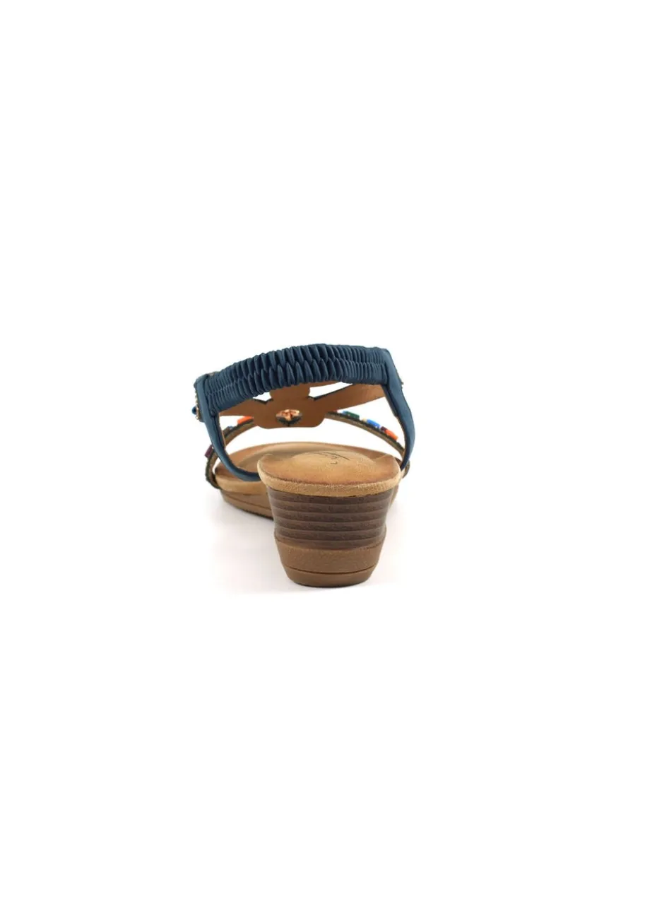 Lunar Blue Epsom Sandal