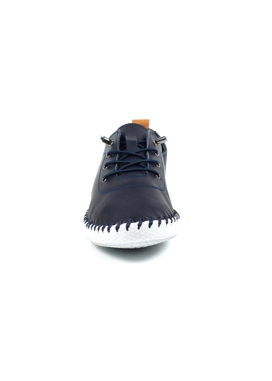 Lunar Blue St Ives Plimsoll