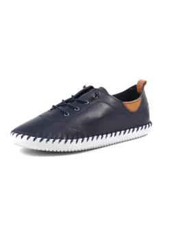 Lunar Blue St Ives Plimsoll