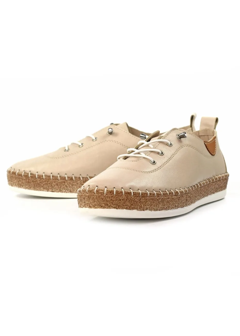 Lunar Cream Evie Plimsoll