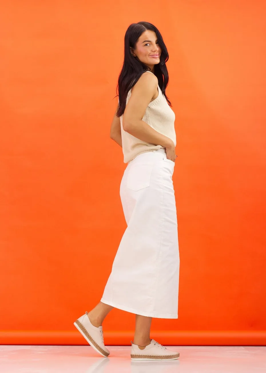 Lunar Cream Evie Plimsoll
