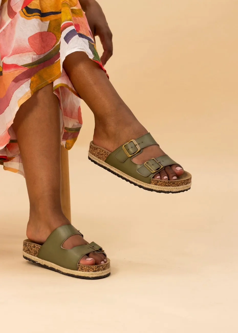 Lunar Khaki Belinda Sandal