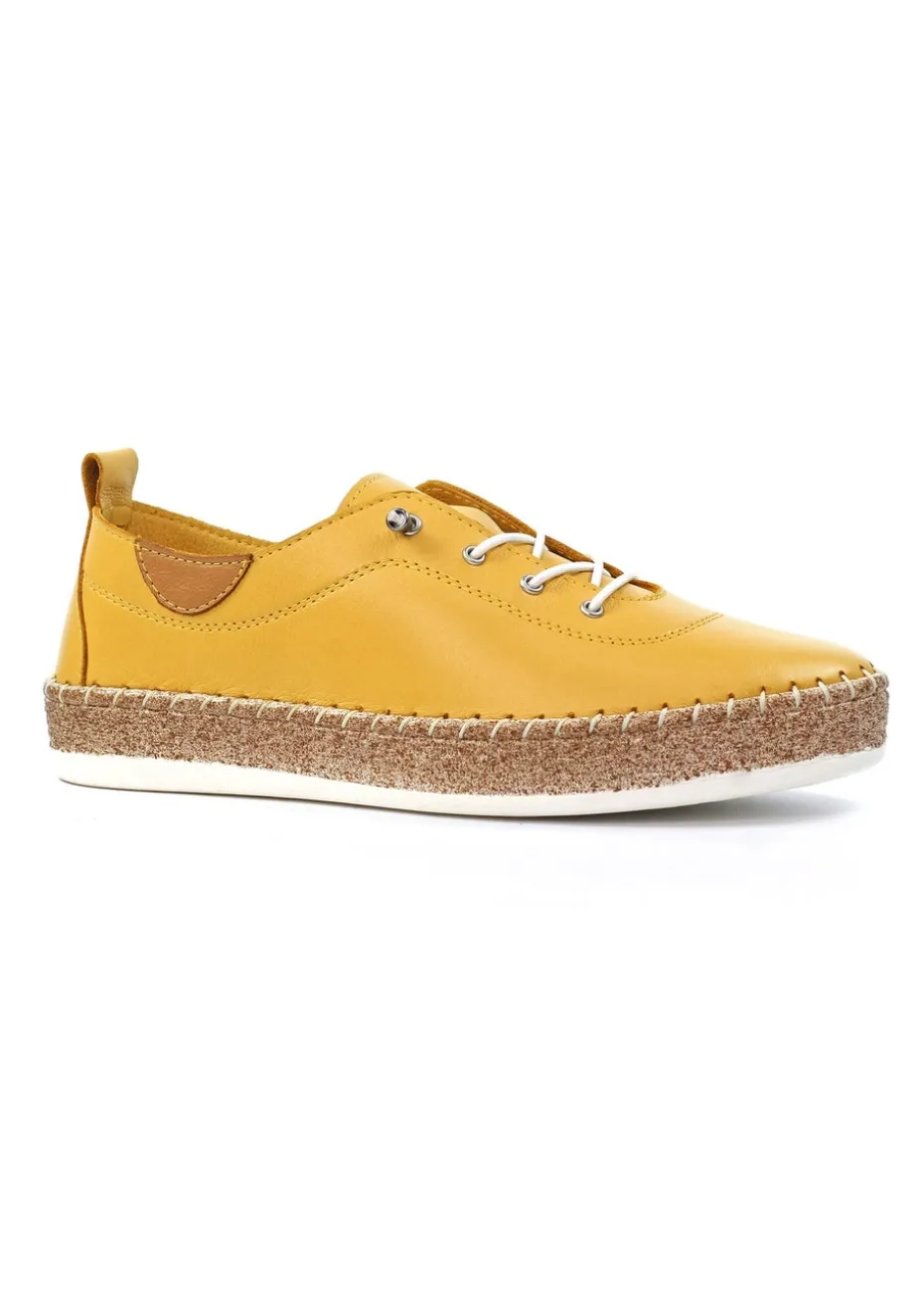 Lunar Mustard Evie Plimsoll