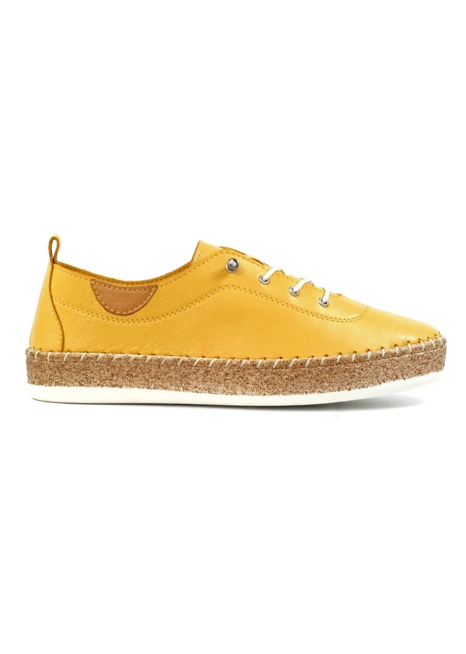 Lunar Mustard Evie Plimsoll